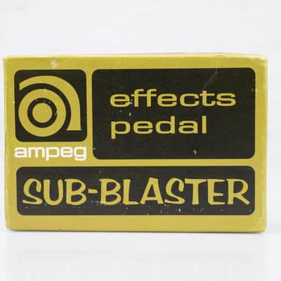Ampeg Sub-Blaster SCPOCT Bass Octave Effects Pedal w/ Box & Manual #55473 image 13