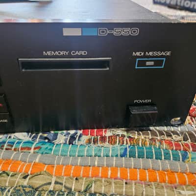Roland D-550 D-50 rack with multi bank card