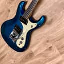 Mosrite The Ventures Model 1964 Blue, SN#0452, Early smooth pickups , VibraMute, original hard case
