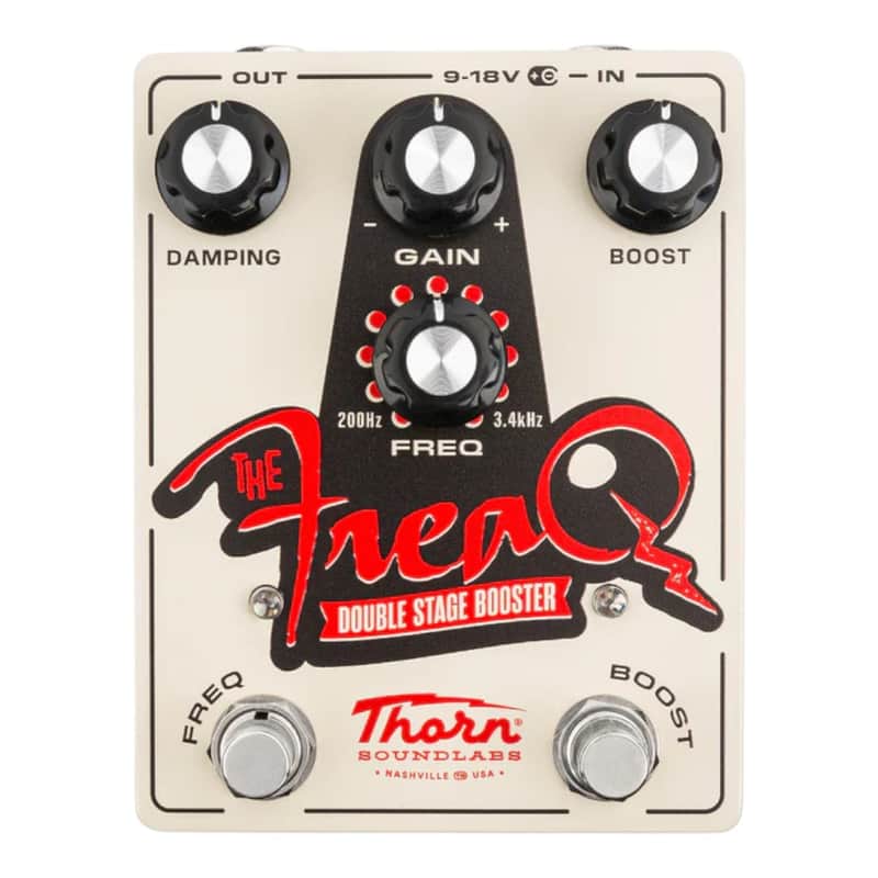 Thorn Soundlabs The Freaq Flexible Double Stage Booster Guitar Pedal for Targeted Frequency Boost or Cut image 1