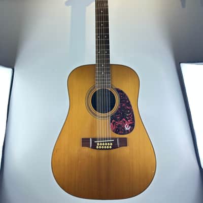 Epiphone PR-715-12 String Acoustic Dreadnought Guitar 1988 Natural Made In Korea image 9