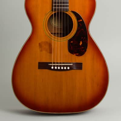 Immagine Guild  F-20 Flat Top Acoustic Guitar (1965), ser. #AG-195, molded black plastic hard shell case. - 3