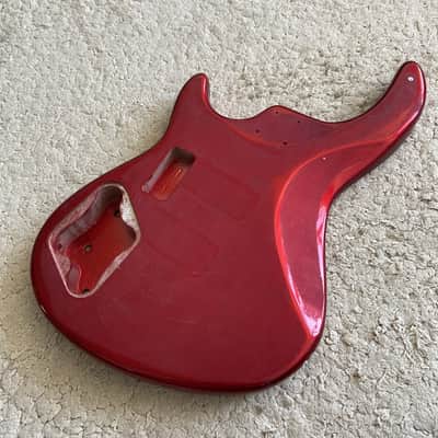 Metallic Red Dean Bass Solid Basswood Body image 8