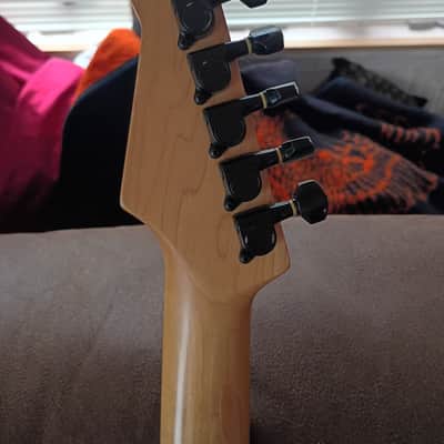 Fernandes MIJ Matsumoku 1980s gloss black Electric Guitar. Light weight only 6.9 lbs. image 5