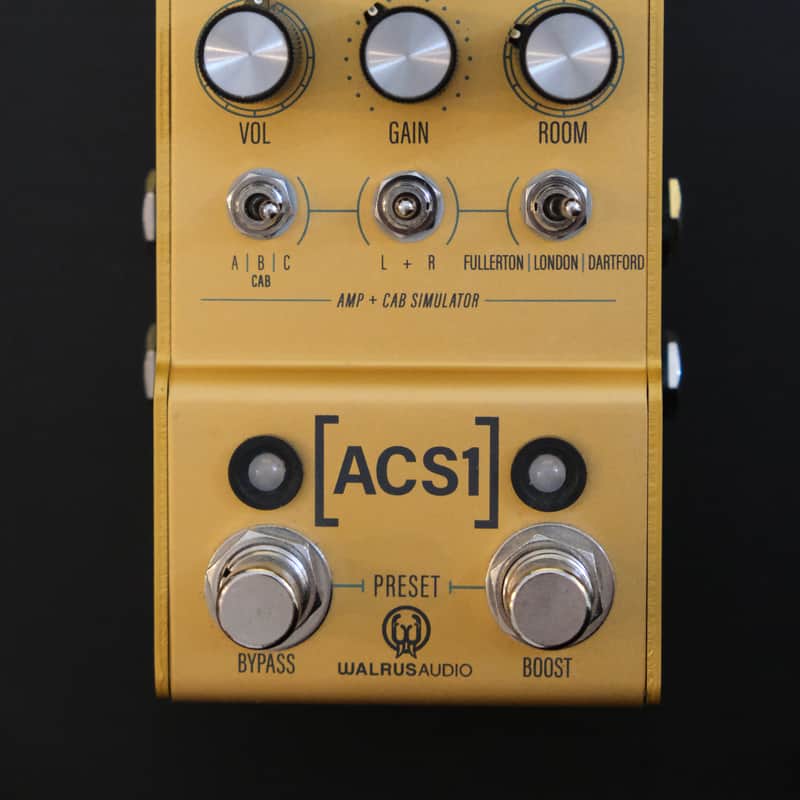 2021 – 2024 Walrus Audio Mako ACS1 Amp + Cab Simulator Gold