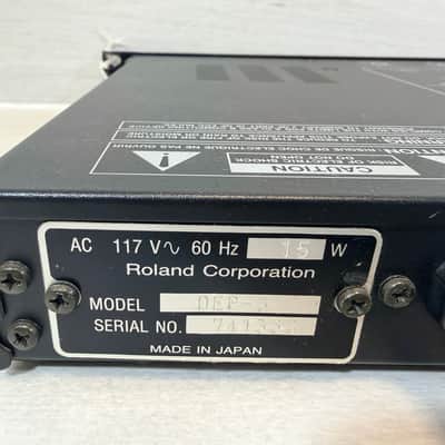 Roland DEP-3 Vintage Digital Reverb Delay Effects Processor 1U Rack - Japan 1987–1992 image 14