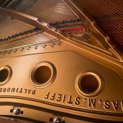 Chas M. Stieff Baltimore Grand Piano 5'4" Mahogany Unique image 9