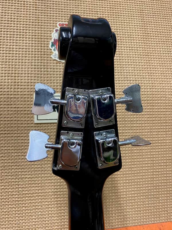 Vintage 1960s Firstman Baroque Special Black Electric Violin Japan