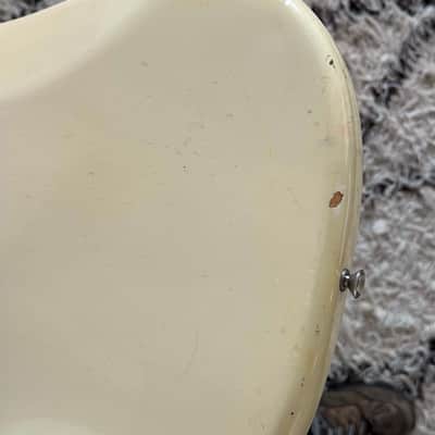 Fender Mustang Guitar with Rosewood Fretboard 1973 - 1974 - Olympic White image 10