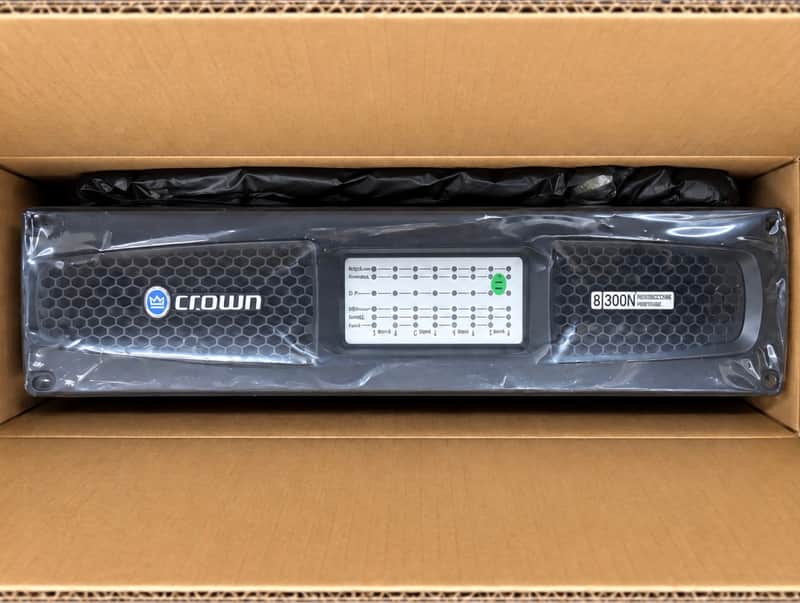 Crown DCi 8|300 8-Channel DriveCore Install Power Amplifier 2010s - Black image 1
