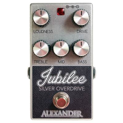 New Alexander Jubilee Silver Overdrive Guitar Effects Pedal image 1
