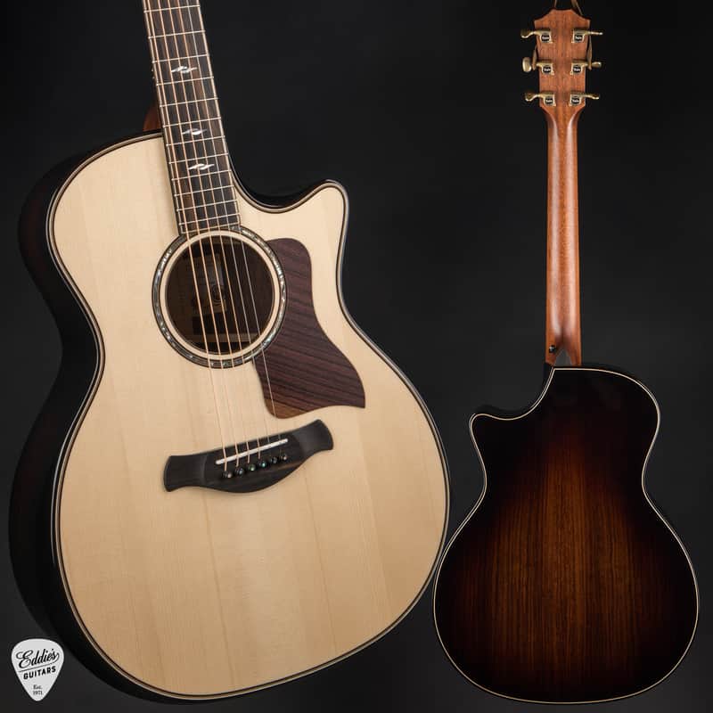 Taylor Next Generation Builder's Edition 814ce Indian Rosewood/Adirondack Spruce - Kona Edgeburst Back/Sides, Natural Top #1202266042 image 1