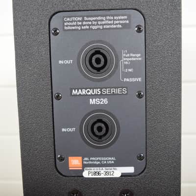 JBL MS26 Marquis Series Compact - 2-Way Full Range Speaker | Reverb