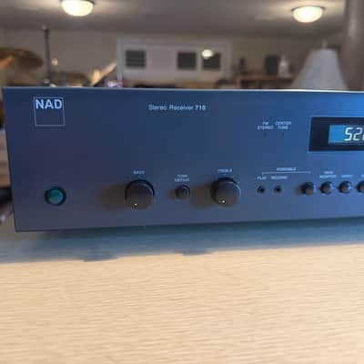 NAD 710 Stereo Hi-Fi Amplifier Tuner Fresh Service Bulbs Replaced Very Rare🔥🎶 image 5