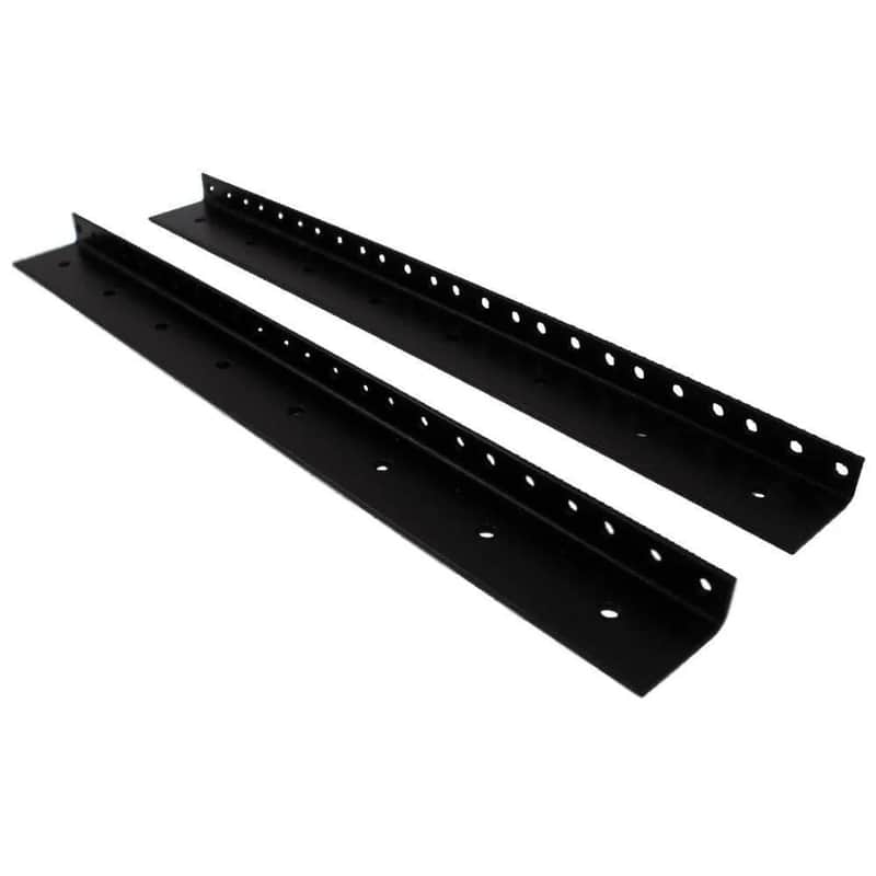 Pair of 14 Inch 8 Space Rack Case Rails for PA DJ Rack Road Full Hole image 1