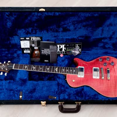 2023 Paul Reed Smith Wood Library McCarty 594 Singlecut 10 Top Bonnie Pink w/ Brazilian Board, Case & Tags image 13