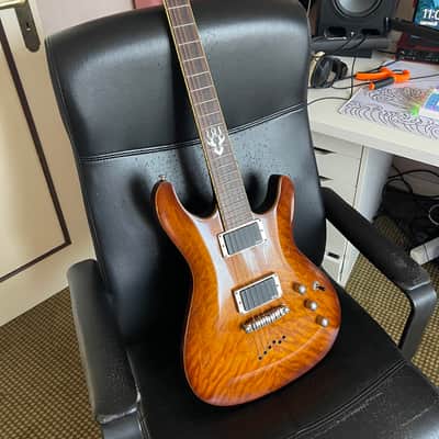 Ibanez SZ520QM-GAB Standard 2003 - 2006 - Gold Amber Burst image 2