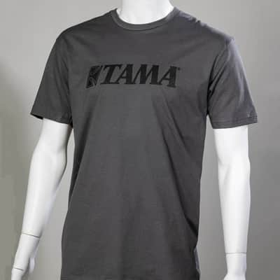 Tama Printed Logo Heavy Metal Short-Sleeve T-Shirt Gray - X-Large
