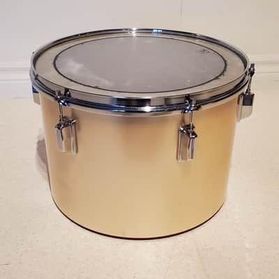 VTG 1970 PEARL 14"x10" Gold Satin "Phenolic" Power Tom Drum  - Gorgeous Clean A+ image 6