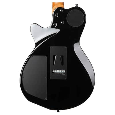 Godin XTSA Leaftop Electric Guitar - Trans Black image 7