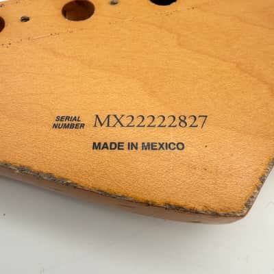 Fender Stratocaster Neck Maple Road Worn 50s Nitro 26012 image 12