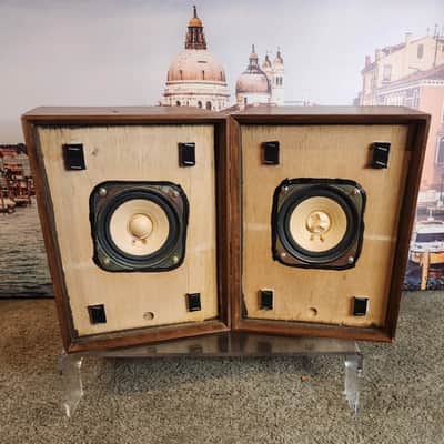 Realistic Vintage Realistic Fostex FE103 bookshelf speakers 70s - Walnut wood image 7