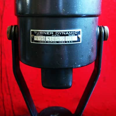 Vintage 1950's Turner 999 / U9S / 99 dynamic microphone w desk stand display image 9