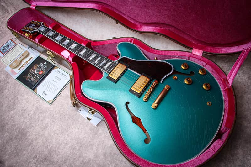 GIBSON USA Custom Shop 59 ES-355 Custom Reissue *Dealer Select Murphy Lab Light Aged "Sea Green" (2025)