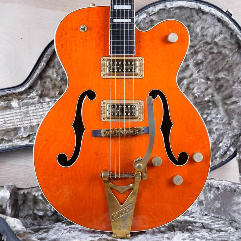 Gretsch Nashville 6120 Hollowbody MIJ 1995 Stain Orange Japan w/ OHSC image 1