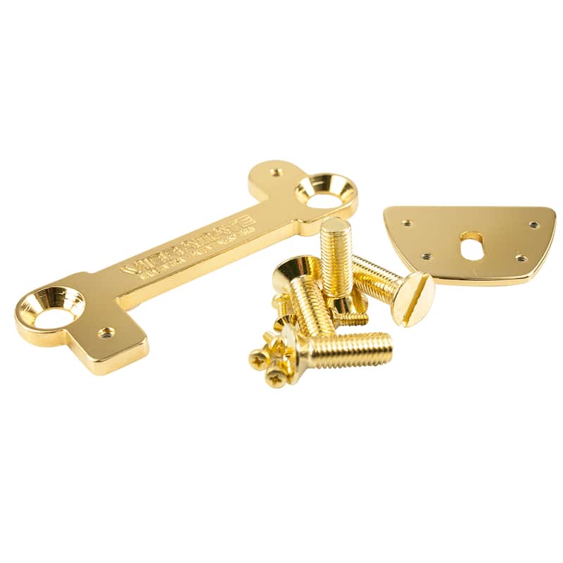 Vibramate V7 Gibson Les Paul Adapter Kit For Bigsby B7 24K Gold image 1