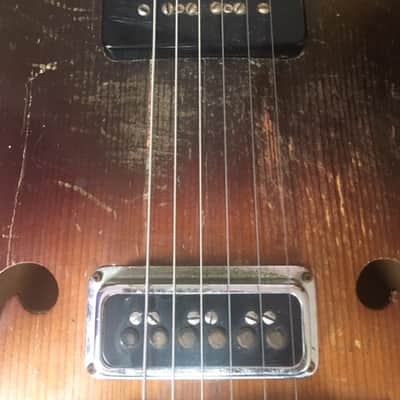 No Name Electric Archtop custom Brian Wicks late 1990's image 2