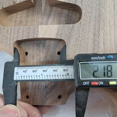 Unfinished Walnut SSS Hardtail guitar body - fits Fender Strat Stratocaster necks J2301 image 8