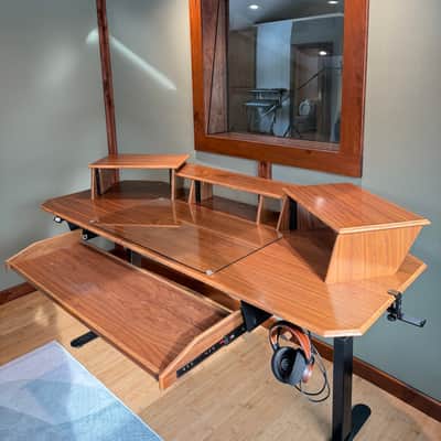 Sound Design Studios Custom Standing Studio Desk – 9U Rack Space + 46” Keyboard Tray – Hudson Valley, NY image 5