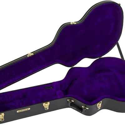 Gretsch G6302 Custom Hard Shell Flat Top Telex Finish Solid Wood Case for 12-String Acoustic Guitars (XL, Black) image 6