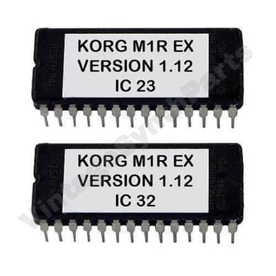 Korg M1REX OS Final OS revision v1.12 Eprom M1R EX Update Upgrade Firmware