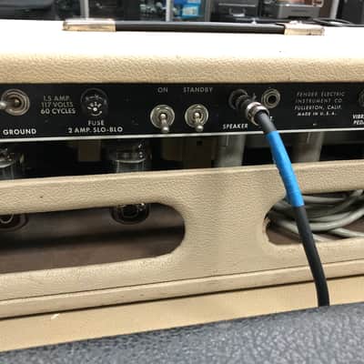 Pre-CBS Fender Band-Master Head & Cab 1964 - Blonde Tolex image 6