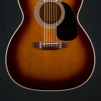 Martin M 0000 Custom Flamed Maple and High Altitude Swiss Spruce Full Ambertone Burst NEW - Ambertone Burst image 4