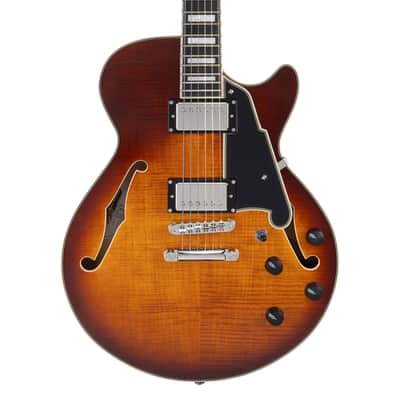 D'Angelico Dark Iced Tea Burst image 5
