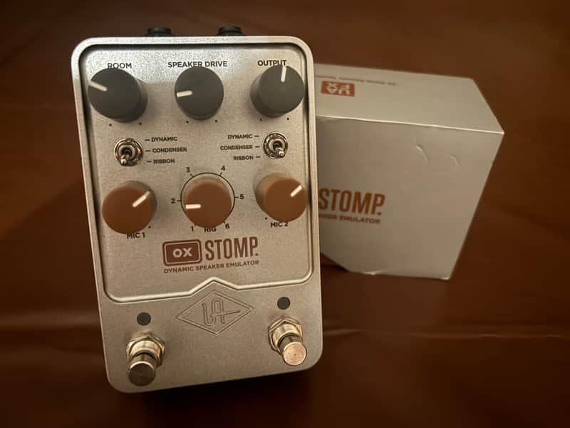Universal Audio OX Stomp Dynamic Speaker Emulator 2023 - Present - Silver image 1