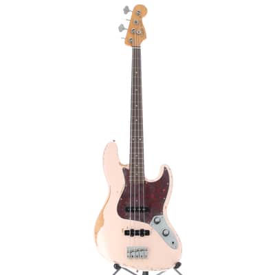 Fender Flea Jazz Bass, Rosewood Fingerboard, Roadworn Shell Pink (M2) (46423) image 5