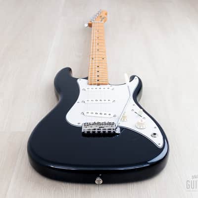 1986 Squier by Fender Bullet S3T (V2) Black w/ American Standard Pickups, E6-Serial Japan MIJ Fujigen image 11