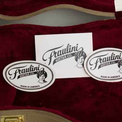 Fraulini Ermida Flat Top Acoustic Guitar (2020), ser. #E-256, Ameritage hard shell case. image 16