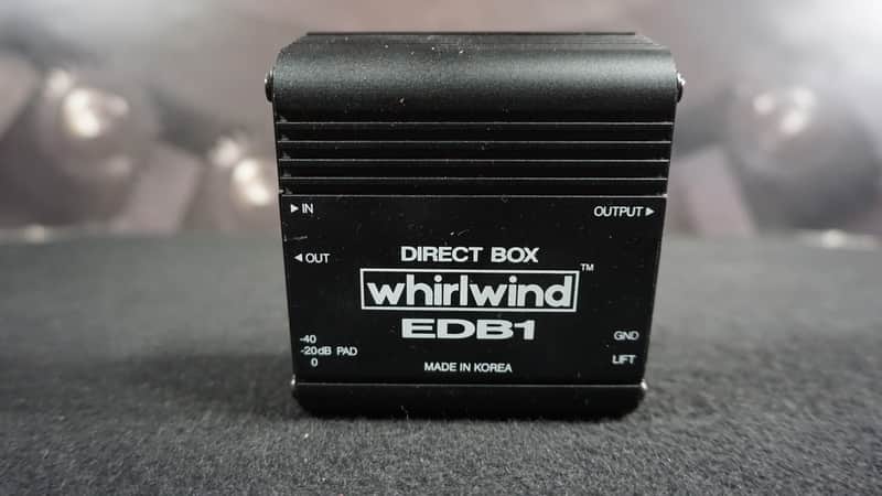 Whirlwind EDB1 Direct Box DI – Passive DI Box w/ Pad & Ground Lift image 1