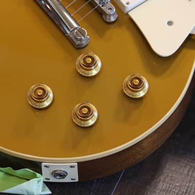 Minty! 2019 Gibson Custom Shop Historic 1957 Les Paul Electric Guitar Gold Top w/ Brazillian Fretboard + COA OHSC image 5