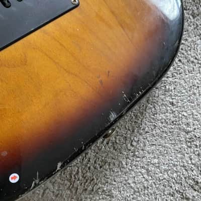 J&D Sunburst HSS Electric Guitar, Solid Basswood Body, Maple Neck, 22 Frets Fingerboard image 9