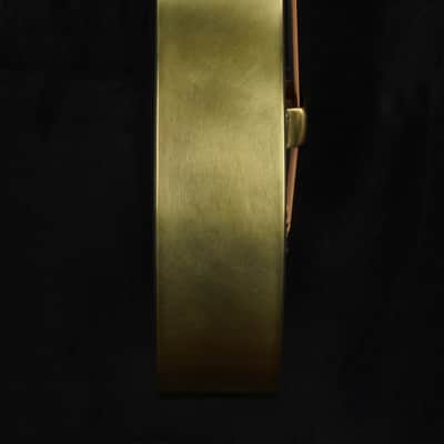 National Reso-Phonic Raw 14 Fret Brass Roundneck Resonator image 5