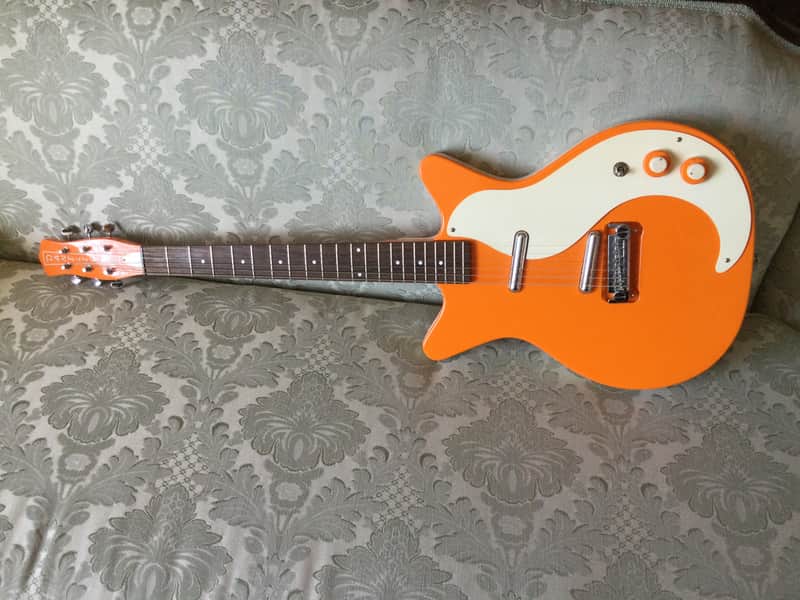 Danelectro 59M NOS Double Cutaway 2010s - Orange Adelic image 1