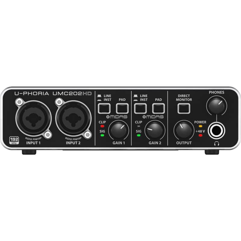 Behringer U-Phoria UMC202HD - USB Audio Interface image 1