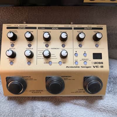 Boss VE-8 Acoustic Singer Guitar and Voice Effects Pedal 2017 image 2