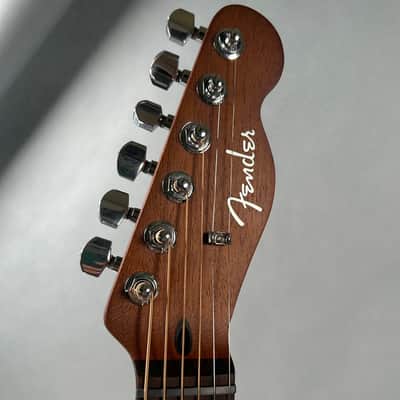Fender Acoustasonic Standard Telecaster Acoustic-Electric Guitar - Black image 9